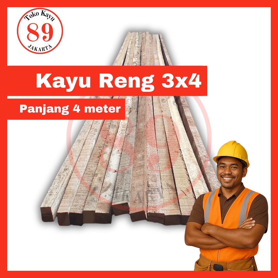 Reng 3x4 Meranti